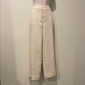 MaxMara Linen Wide Leg Pants 8